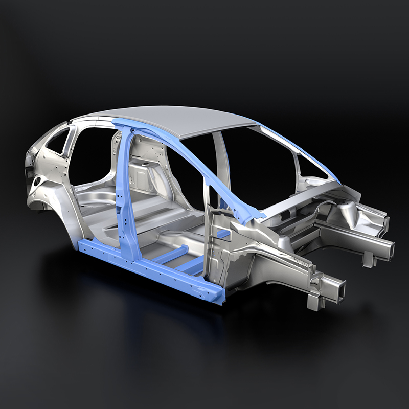 What role does automotive steel play in reducing vehicle weight and improving fuel efficiency?